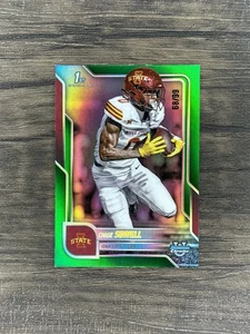 Bowman Chrome U Chase Sowell 2025 1st Bowman refractor verde/99 Iowa State - Imagen 1 de 2