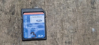 USED GENUINE FORD SAT NAV NAVIGATION SD CARD UK EUROPE + TURKEY 8S7T-19H449-DAB. - Image 1 of 4