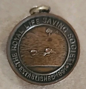 MEDALLA 1925 - SOCIEDAD REAL SALVAVIDAS - CON NOMBRE - BUEN ESTADO - Imagen 1 de 2