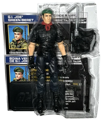 特种部队 Joe VINCENT "FALCON" FALCONE 3.75" 公仔绿色贝雷帽 TRU 第 50 特种部队 — 第 1/4 张图片