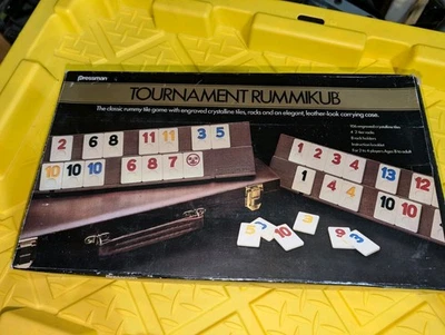 Vintage Pressman Tournament Rummikub Game 1986 In Travel Case w/Original Box - Image 1 of 4