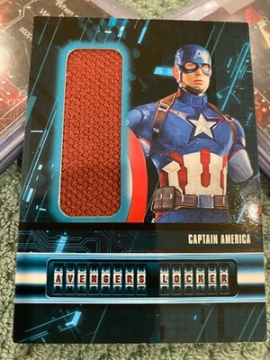 2015 Marvel Avengers Age of Ultron Locker Single Memorabilia  AL-C  Cpt. America - Image 1 of 2