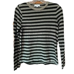 Michael Stars LA Women’s black & tan Long sleeve Striped Top Size XS Nice! - Bild 1 von 6
