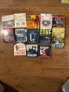 Audio Book On Cd Lot 13 Audio books ~ Assorted Authors Grafton, Nora Roberts ETC - Bild 1 von 3