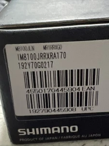 Shimano Deore XT BL-M8100 & BR-M8100-R, 1700mm hose, ICE Tech. - Picture 1 of 7