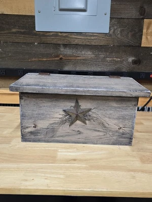Mailbox Primitive Farm Rustic Country distressed  - Image 1 of 4
