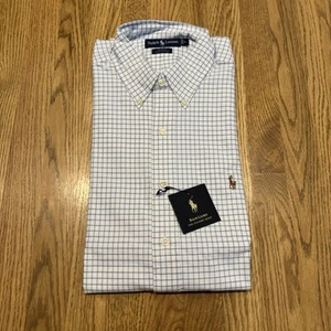 NUEVA Camisa Polo Ralph Lauren Abotonada De Colección Para Hombre Grande Azul Blake Nueva de Colección - Imagen 1 de 6