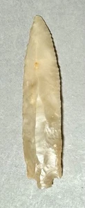 African neolithic arrowhead, Translucent. Unifacial. 2.7” - Picture 1 of 3