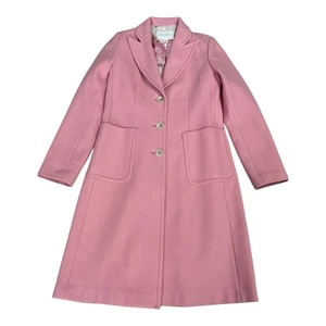 Banana Republic langer eleganter Mantel aus Wollmischung Damen Größe M zartrosa Mantel - Bild 1 von 13