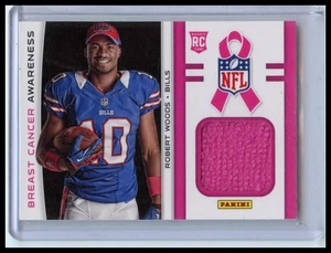 2013 Panini #BCA13 Robert Woods Breast Cancer Awareness Magenta - Picture 1 of 2