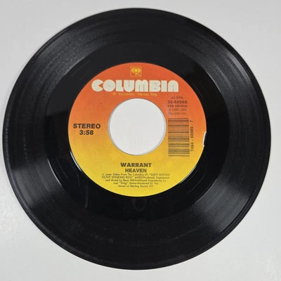 Warrant "Heaven" 45 Vg+ Tested Jukebox 1989 Rare  - Image 1 of 3