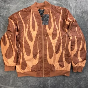 Rebel Vengeance Bomberjacke Herren Extra Large Auburn Flame Water Resistant AOP - Bild 1 von 10