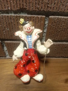 Vintage ENESCO Circus Clown With No Monkey Ceramic Figurine SUPER CUTE!! - Picture 1 of 2