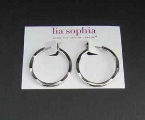 Lia Sophia Jewelry Trendcast Pierced Earrings in Silver - Picture 1 of 4