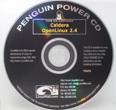 LINUXMALL CALDERA OPENLINUX 2.4 LINUX VINTAGE SOFTWARE - Image 1 of 2