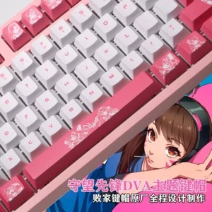 Tasten | 108 kundenspezifische Tastenkappen ""D.VA"" Design für mechanische Tastaturen Dye-Sub Cherry P - Bild 1 von 5