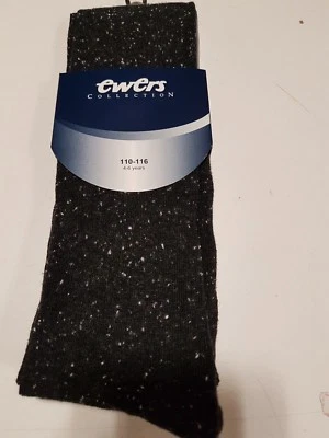 % Ewers Kinder Strumpfhose grau anthrazit meliert Gr. 110 / 116 + 134 / 146 Neu - Bild 1 von 2