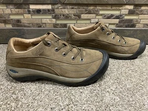 Womens Keen Sz 8.5 EUR 39 Brown Leather Toyah Lace Up Trail Shoes - Picture 1 of 6
