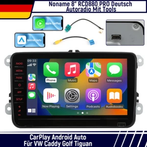 NONAME 8" RCD880 PRO 187B Carplay Android Auto Radio Für VW Sharan Golf Caddy CC - Bild 1 von 18