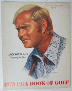 1973 PGA Book of Golf- Jack Nicklaus Player of the Year on Cover 146824 - Picture 1 of 1
