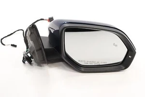 2021 - 2023 VOLKSWAGEN ATLAS FRONT RIGHT DOOR REAR VIEW MIRROR OEM BLACK_P2P2 - Foto 1 di 13