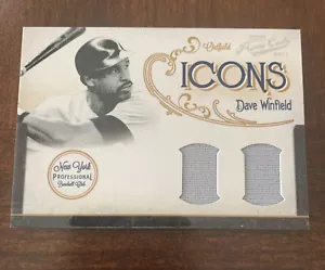 2011 Playoff Prime Cuts Icons Combos Materials /25 Dave Winfield #9 HOF - Picture 1 of 2