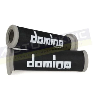 Domino Turismo Anthracite & Grey A350 Grips & Grip Covers for Husaberg Bikes - Picture 1 of 3