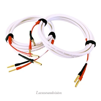 Chord Odyssey  X  Audio Speaker Cable A Pair Terminated LSV Sigma Plugs - Image 1 of 4