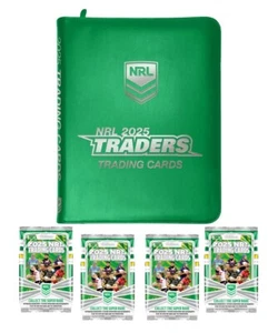 2025 NRL Trading Cards Album Official 30 Pages Folder with 4 Packs Trading Cards - Picture 1 of 5