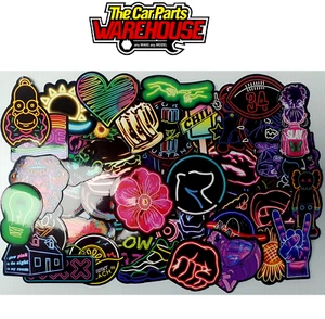 50 QUALITY Vinyl Stickers cars motorbikes funky vans soap tool boxes bomb - Picture 1 of 3