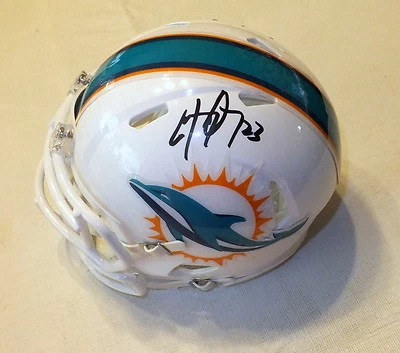JAY AJAYI - RB  Dolphins - Autographed Mini Speed Helmet including BDS COA #2788 - Image 1 of 3