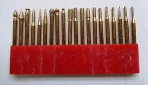 Diamond Points 20 profiles 3mm shank Titanium coated for longer life - Picture 1 of 4