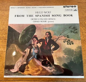 ASD 378 ~WHITE/GOLD ~ HUGO WOLF  Spanish Song Book ~ FISCHER-DIESKAU ~ EX/ NM - Picture 1 of 10
