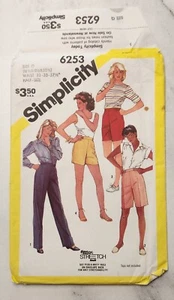 Pantalones cortos y pantalones Simplicity 6253 talla O (16,5, 18,5, 20,5) nuevos ~ envío gratuito - Imagen 1 de 4