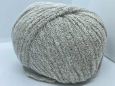 Baby Alpaca Merino Wool Yarn Beige-Grey 69131 Ice Yarns Worsted 50gr 109yds - Image 1 of 4