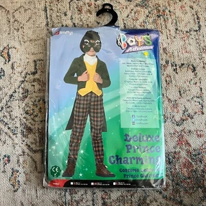 Deluxe Prince Charming Fancy Dress Costume Kids Medium Age 7-9 World Book Day - Picture 1 of 7