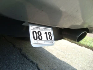 Under Bumper Mount Aloha Bracket for Hawaii Safety Check Sticker Made for Hawaii - Picture 1 of 9
