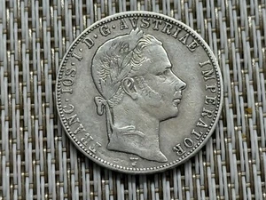 Gulden 1858 V Franz Josef  -  Silber W/24/1177 - Picture 1 of 2