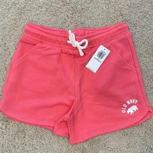 Old Navy French Terry Drawstring Dolphin Hem Shorts NEW Girls 5T - Picture 1 of 7