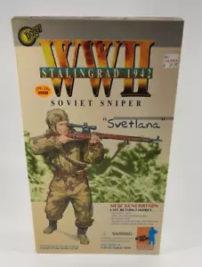 FIGURINE DRAGO SCALA 1/6 SECONDA GUERRA MONDIALE STALINGRADO 1942 CECCHINO SOVIETICO SVETLANA NUOVE CON SCATOLA - Foto 1 di 9