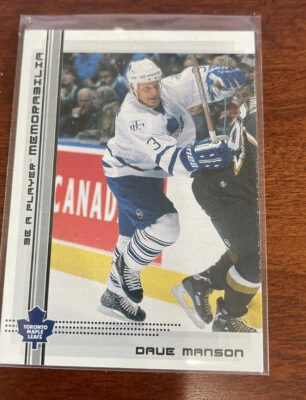 2000-01 Be A Player #436 Dave Manson - Image 1 of 2