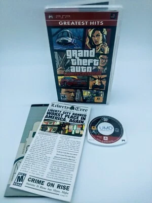 Grand Theft Auto: Liberty City Stories (Sony PSP, 2005) w/ Original Box and Map - Image 1 of 2
