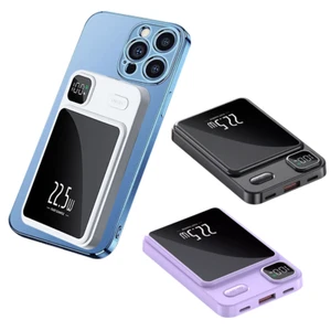Magnetic Power Bank Wireless Charger 20000 mah For iPhone 12/13/14/15 Universal - Picture 1 of 8