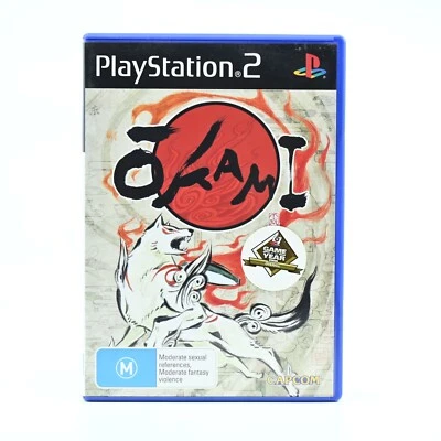 Okami - Sony Playstation 2 / PS2 Game + Manual - PAL - MINT DISC! - image 1 of 4
