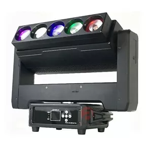 5x60W Dual Side Zoom LED Moving Head Wash Beam DJ Light LED Stage Beam Disco - Picture 1 of 5