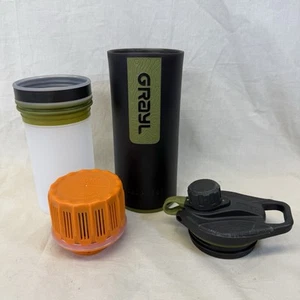Grayl GeoPress 24 oz Water Purifier Bottle Filter for Hiking Camping Green Oasis - Picture 1 of 4