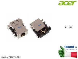 Connettore Alimentazione DC Power Jack ACER AN515-56 AN515-57 HELIOS 300 Connett - Bild 1 von 1