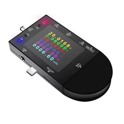 UD24 2.4 Inch USBTester DC5.5 Type-C Digital Voltmeter Ammeter Power Bank NEW - Image 1 of 4