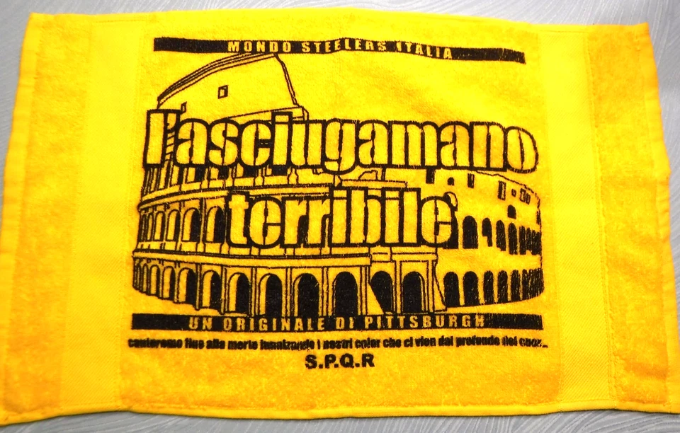 PITTSBURGH 钢人 意大利 TERRIBLE TOWEL SPQR SENATE OF ROME MONDO 钢人 — 第 1/1 张图片
