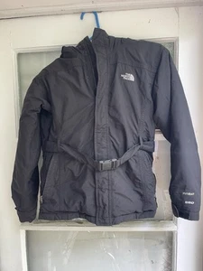 The North Face Hyvent Hooded Parka Belted Girl' S Large 14-16 - Picture 1 of 6
